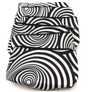 NEW Clinique Zebra Animal Print Cosmetic Glam Bag
